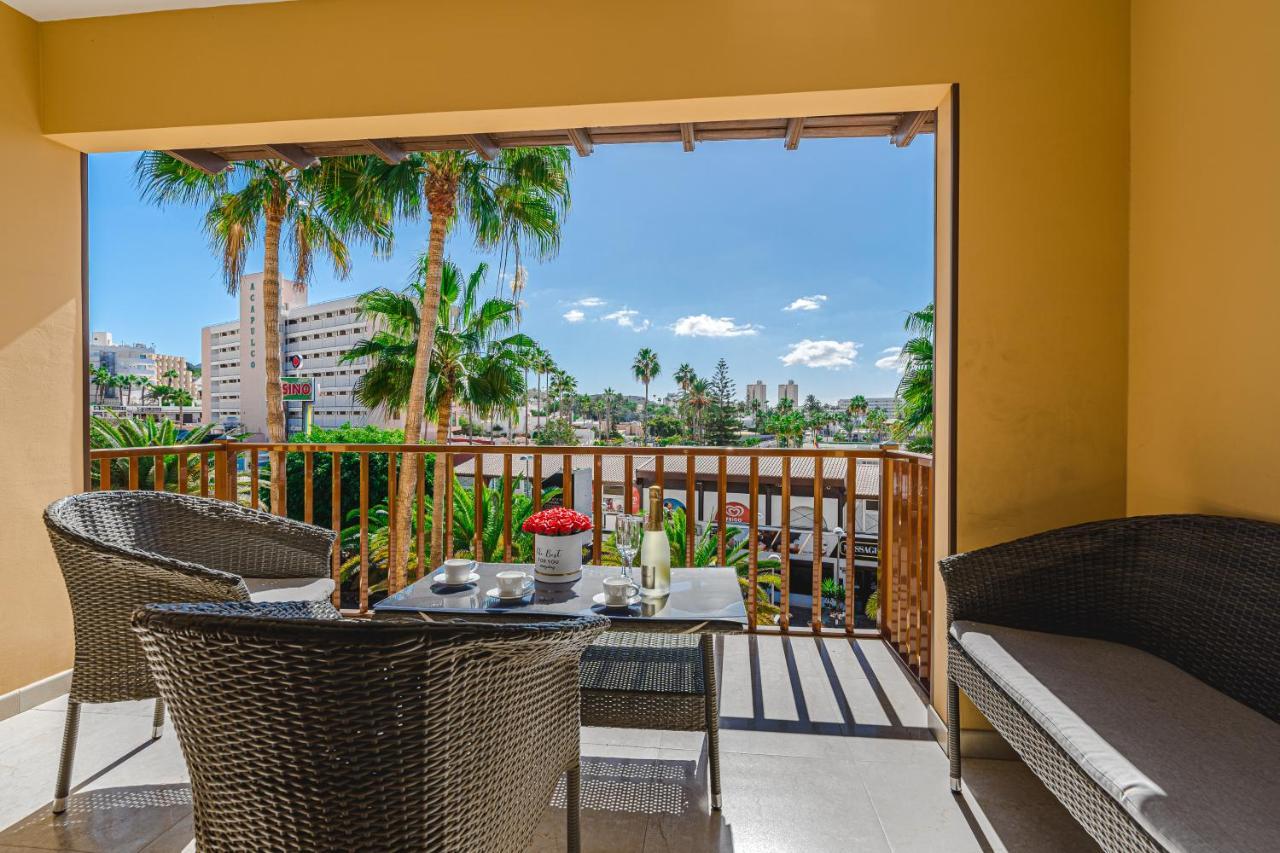 Amazing 3 Bedroom Apartment On The First Line Of The Best Las Americas Beach, Air Conditioner And Terrace Ocean View Playa de las Americas  Exteriör bild